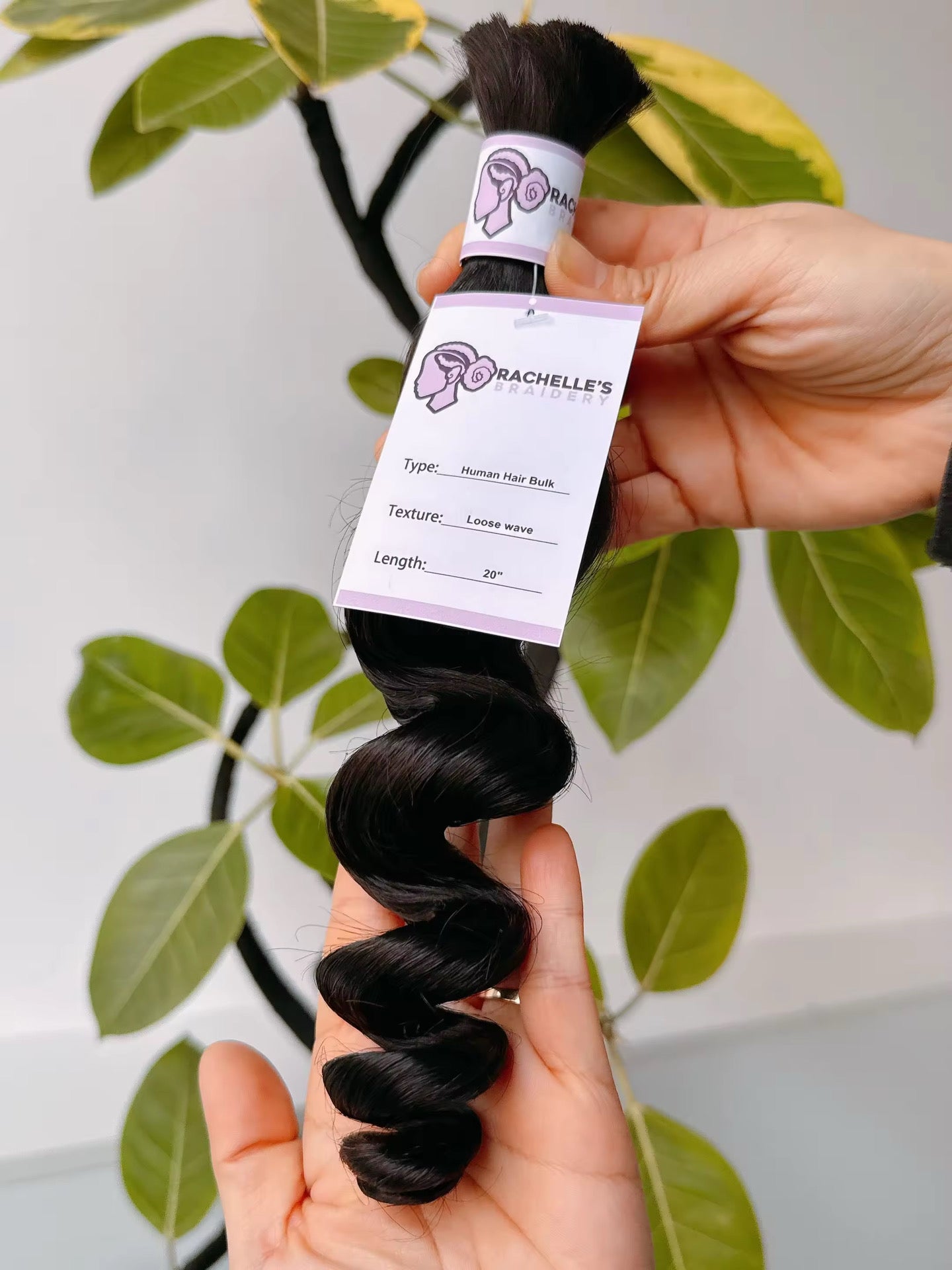 Loose Wave 20" Black - Human Hair Bulk