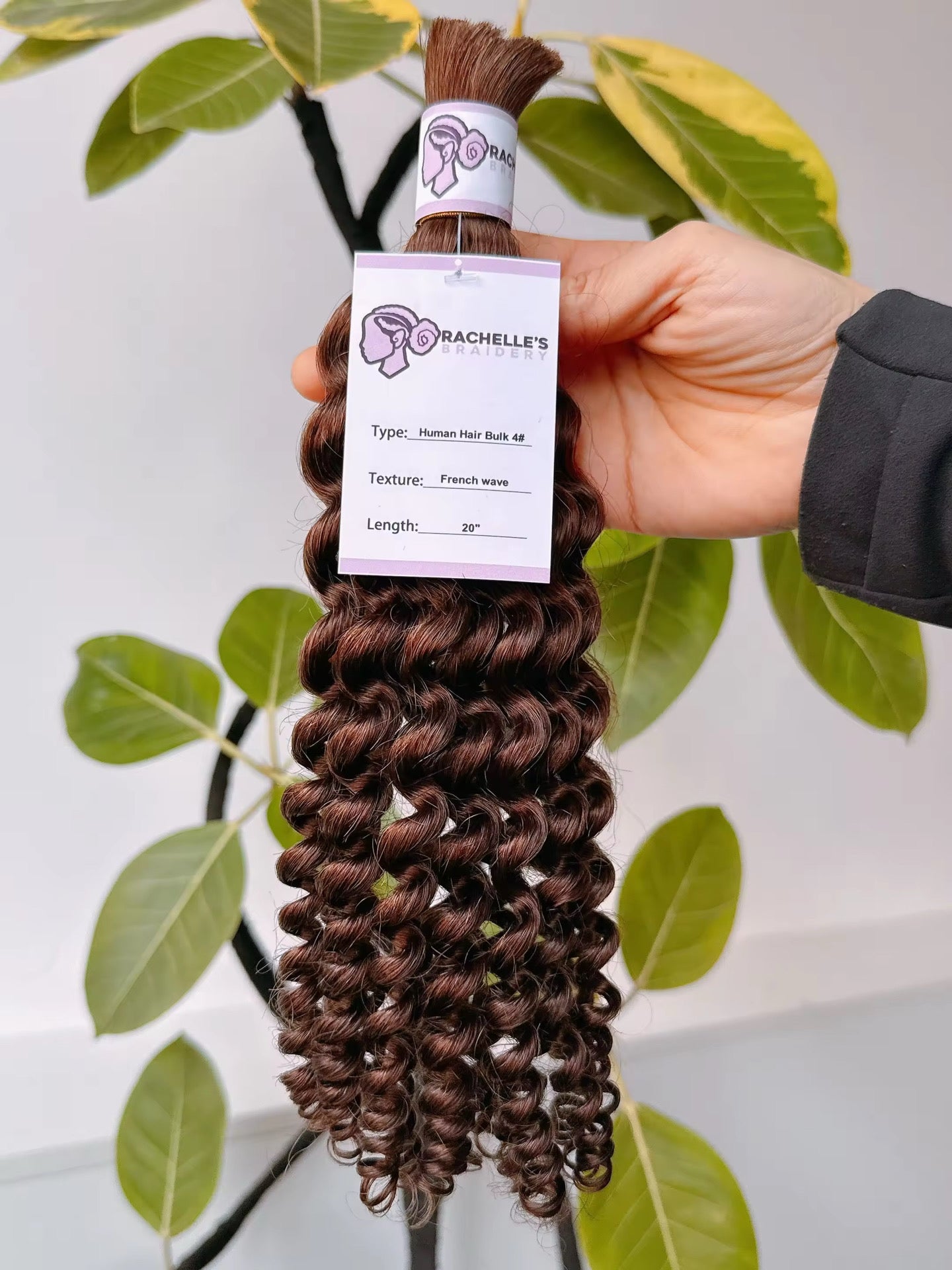 French Wave 20" - Human Hair Bulk 4#