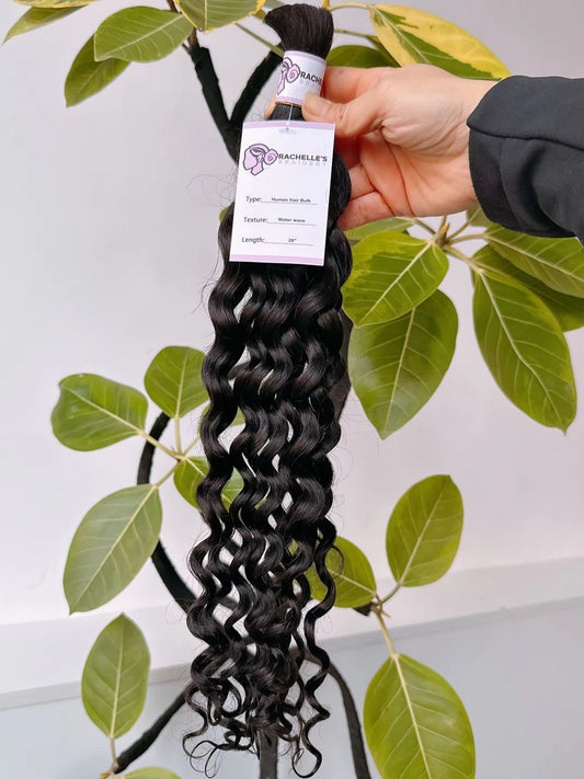 Water wave 20" - Human Hair Bulk