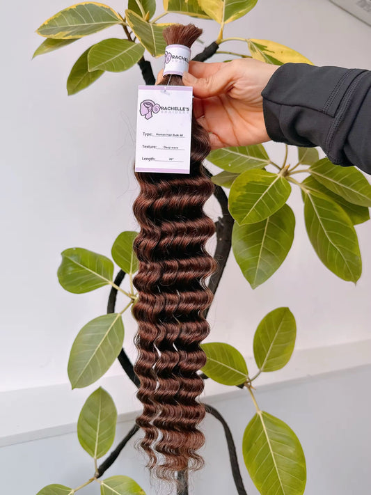 Deep wave 20" - Human Hair Bulk 4#