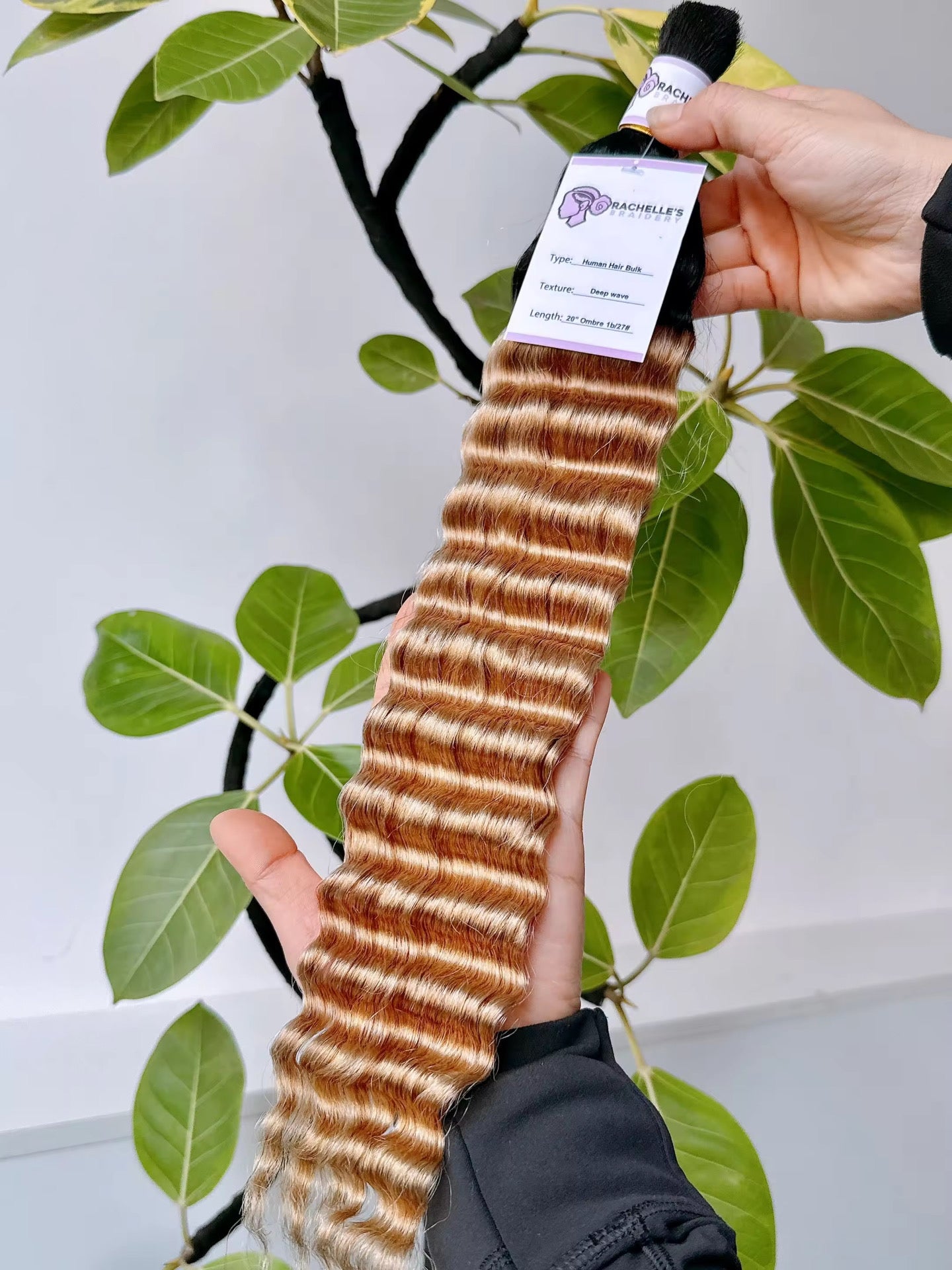Deep Wave 20" Ombre 1b/27# - Human Hair Bulk