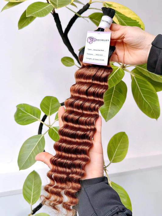 Deep Wave 20" Ombre - Human Hair Bulk