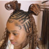 Fulani boho braids (hair included 1 pack human curly hair)